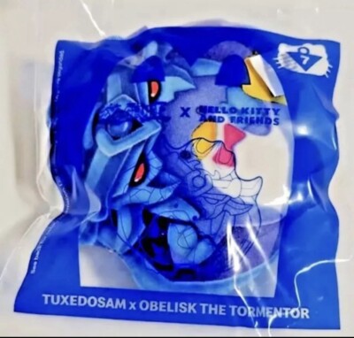 2024 #7 Tuxedo Sam x Obelisk The Tormentor McDonald's YU-GI-OH X HELLO KITTY Toy-image