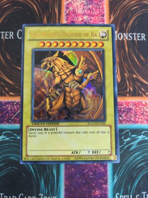 Yu-Gi-Oh! The Winged Dragon of Ra YGLD-ENG03 Limited Ultra Rare NM c3/-image