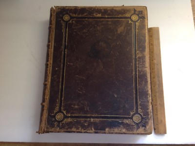 The Wilkie Gallery Leather Bound Book Of Artworks, 1800's-image