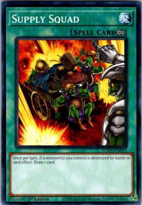 Supply Squad EG01-EN031 Egyptian God Deck: Obelisk the Tormentor 1st Edition-image