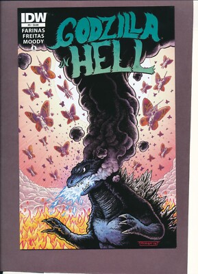 Godzilla in Hell 3 A Cover NM+ 9.6 Stokoe 2015-image