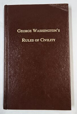 George Washington's Rules of Civility SIGNED by John T Philipps, II 2003 Leather-image