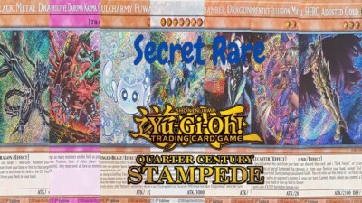 Yugioh Quarter Century Stampede RA04 Secret Rare MINT-image