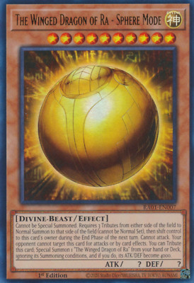 The Winged Dragon of Ra - Sphere Mode - RA01-EN007 - Ultra Rare 1st Edition - NM-image