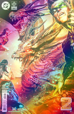⭐FOIL⭐ JUSTICE LEAGUE VS GODZILLA VS KONG 2 #1 (JOHN GIANG VARIANT)(2025) ~ DC-image
