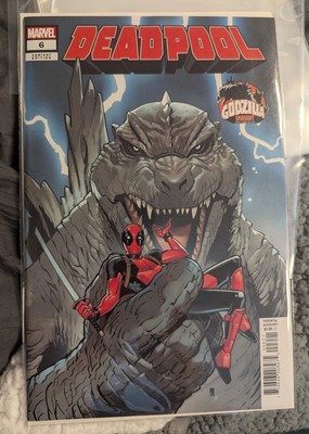 Deadpool #6 Paco Medina Godzilla Variant Cover (Marvel Comics November 2024)-image