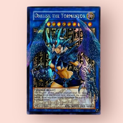 Obelisk The Tormentor Waifu YuGiOh Full Art Foil Rare Goddess Doujin Card - NM-image
