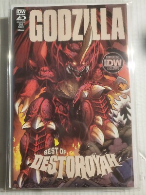 GODZILLA RIVALS 1 DESTOROYAH San Diego Comic Con SDCC 2024 IDW NM MYLAR BAG-image