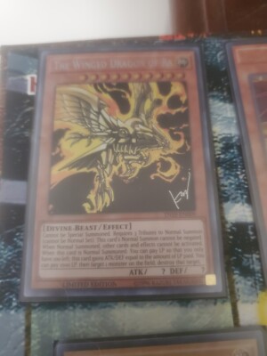 Yu-Gi-Oh! TCG The Winged Dragon of Ra (alternate art) 2019 Gold Sarcophagus Tin-image