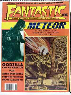 FANTASTIC FILMS Magazine #13 ; Blake Publishing 1980; Godzilla; Meteor; G-VG-image