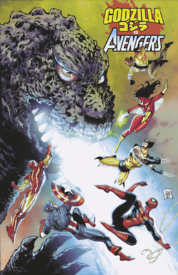 🟣 GODZILLA VS. AVENGERS #1 TONY DANIEL (1:25) Presale 6/18/25-image