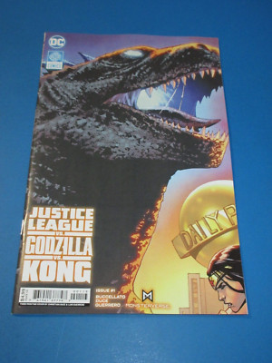 Justice League vs Godzilla vs Kong #1 3rd  print Variant NM Gem Wow-image