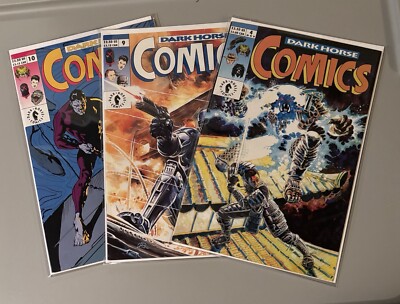 Dark Horse Comics # 4, 9, 10 Lot (1992-93) Aliens, Predator, Godzilla, Robocop-image