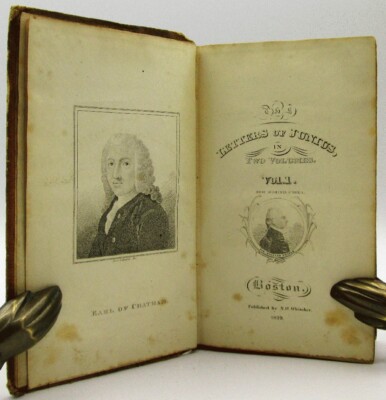 The Letters of Junius (Two Volumes Bound in One)-image