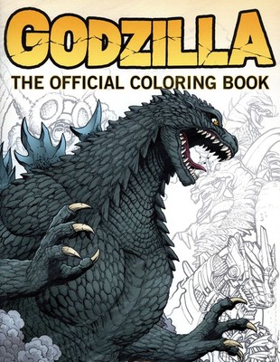 Godzilla The Official Coloring Book SC #1-1ST NM 2024 Stock Image-image