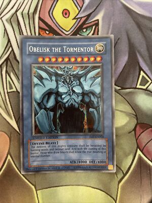 JMP-EN004 Obelisk The Tormentor Secret Rare LIMITED  Edition NM Yugioh-image