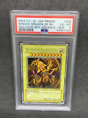 Yu-Gi-Oh! TCG The Winged Dragon of Ra GBI-003 Secret Rare PSA 6 Excellent Mint-image