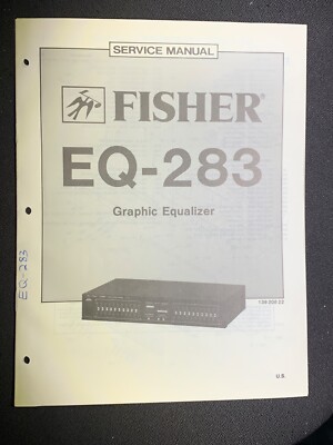 Fisher EQ-283 Service Manual Graphic Equalizer Original-image