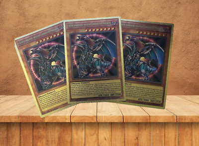 3x Gold DIY Playset Chaos Emperer Dragon Envoy Of the End Gold Promo TOCH-EN030-image