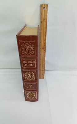 Easton Press - Abraham Lincoln - Roy P Brasler - Biography - RARE - BEAUTIFUL-image