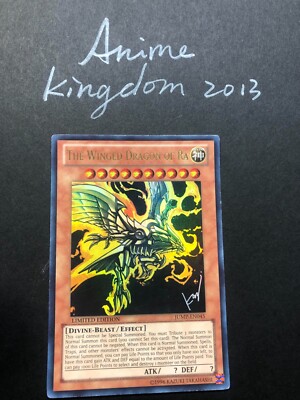 USA Seller Yugioh THE WINGED DRAGON OF RA - JUMP-EN045 LIMITED EDITION MP-image