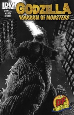 GODZILLA KINGDOM OF MONSTERS #1  DYNAMIC FORCES VARIANT COVER W/COA NM.-image