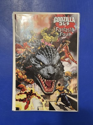 GODZILLA VS. FANTASTIC FOUR #1 1ST PRINT LEINIL YU Variant Cover Comic 2025 NM+-image