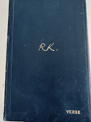 1922 A Kipling Anthology Verse Collectible Antique Book, Warfare, History, Life-image