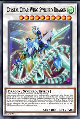 Crystal Clear Wing Synchro Dragon-RA04, Quarter Century Stampede (SECRE-image