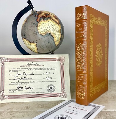 And Furthermore Signed by Judi Dench Easton Press First Edition-image