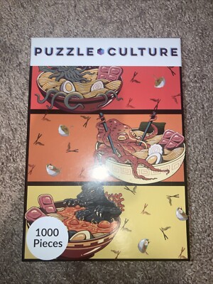 Puzzle Culture Jigsaw Puzzle Ramen Monsters Vincent Trinidad Godzilla Cthulhu 1k-image