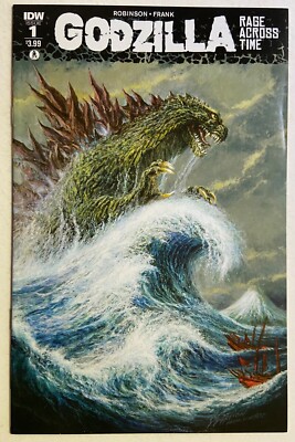 GODZILLA RAGE ACROSS TIME #1 Jeremy Robinson IDW 2016 NM- 1st print-image