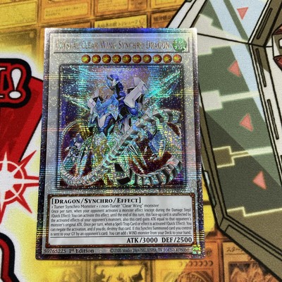 Crystal Clear Wing Synchro Dragon RA04-EN059 Quarter Century Secret Rare-image