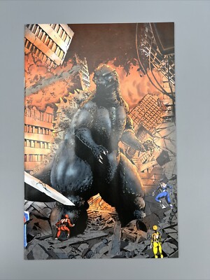 GODZILLA VS MIGHTY MORPHIN POWER RANGERS II #1 ESKIVO VIRGIN VARIANT MMPR-image