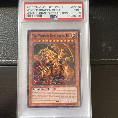 Yu-Gi-Oh! TCG The Winged Dragon of Ra Battle Pack 2: War of the Giants PSA 9-image