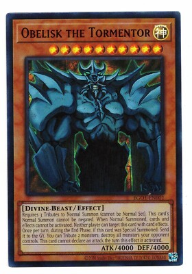 Yu-Gi-Oh Card: Obelisk the Tormentor EGO1-EN001 Ultra Rare! NM-image