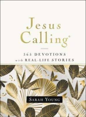 Jesus Calling ~ 365 Devotions with Real-Life Stories - Hardcover - GOOD-image