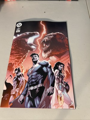Justice League vs Godzilla vs Kong 2 #1 Cvr I [1:100] Virgin (PRESALE 6/04/2025)-image
