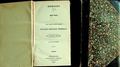 Thomas Moore / Memoirs of the Life of the Right Honourable Richard Brinsley-image