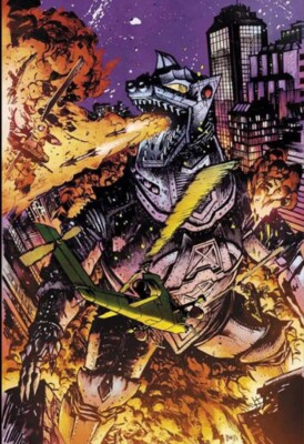 Godzilla Mechagodzilla 50th Anniversary Daniel Warren Johnson Exclusive-image
