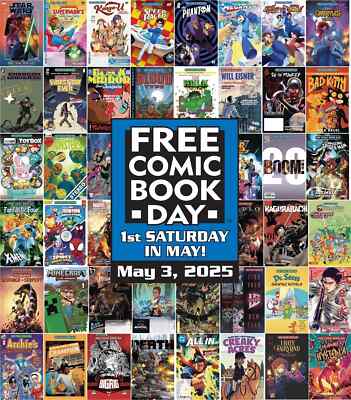 Free Comic Book Day 2025 FCBD Fantastic 4, Spider-Man), Big Rig, Gundam, Spears-image