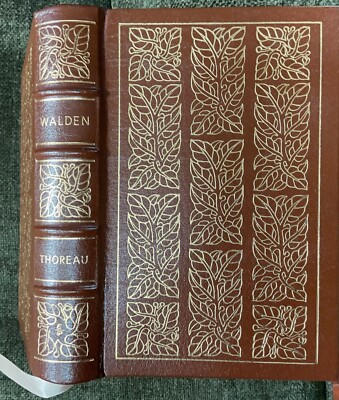Easton Press 100 Greatest Walden Life In The Woods by Henry David Thoreau 1981-image