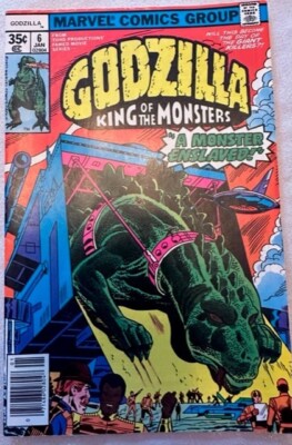 GODZILLA KING OF THE MONSTERS #6 (Marvel 1977) Newsstand, Herb Trimpe-image