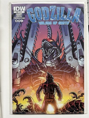 GODZILLA RULERS OF EARTH #24 MAY 2015 IDW COVER BY MATT FRANK B&B-image