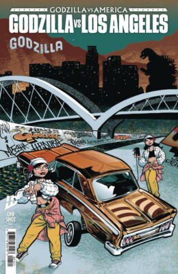 Godzilla Vs America Los Angeles #1 CVR B Gonzo Cover Variant 4/30 Dark Horse-image