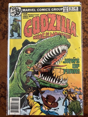 GODZILLA KING OF THE MONSTERS # 16 JAWS OF FEAR VF Bagged Boarded Marvel Comics-image