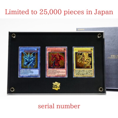 Japan Yu-Gi-Oh TCG 25th Anniversary Three Egyptian Gods Card Stainless Steel -image