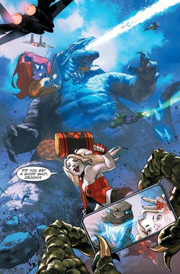 Pre-Order JUSTICE LEAGUE VS GODZILLA VS KONG 2 #2 COVER B YASMINE PUTRI CARD STO-image