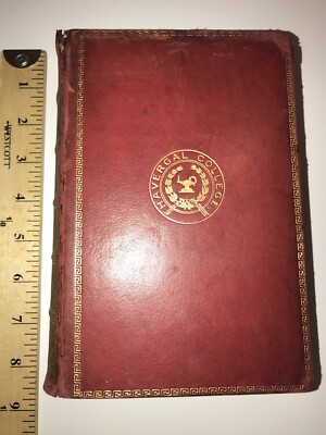 LEATHER PRIZE BINDING BOSWELL LIFE SAMUEL JOHNSON Wear Some Damage POOR CONDITIO-image