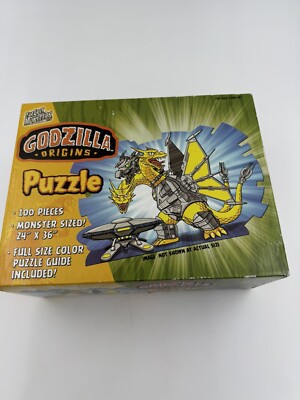 FAR EAST MONSTERS GODZILLA ORIGINS MECHA KING GHIDORAH 100 PIECE PUZZLE-image
